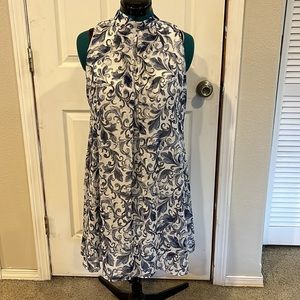 Floral 60s-esq mini dress